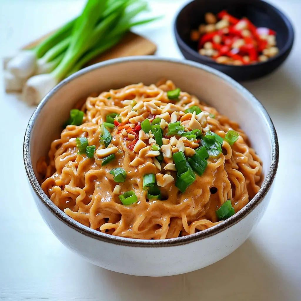 Peanut Butter Ramen Noodles