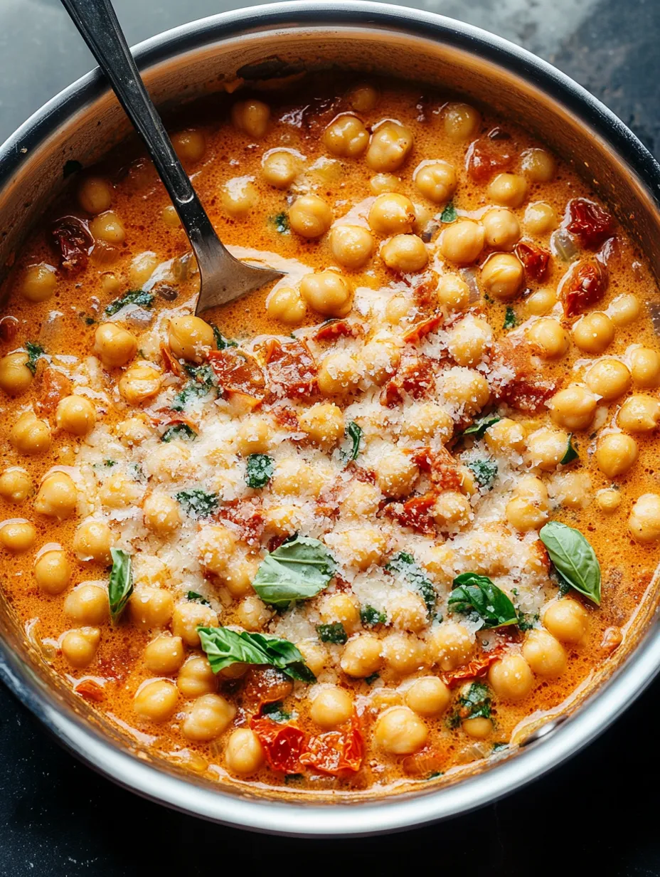 Creamy Marry Me Chickpeas Recipe