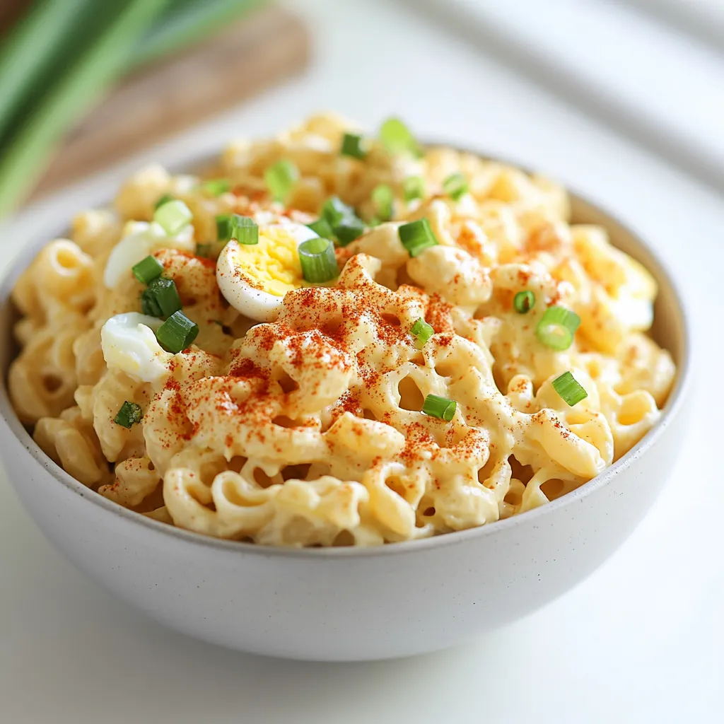 Deviled Egg Pasta Salad