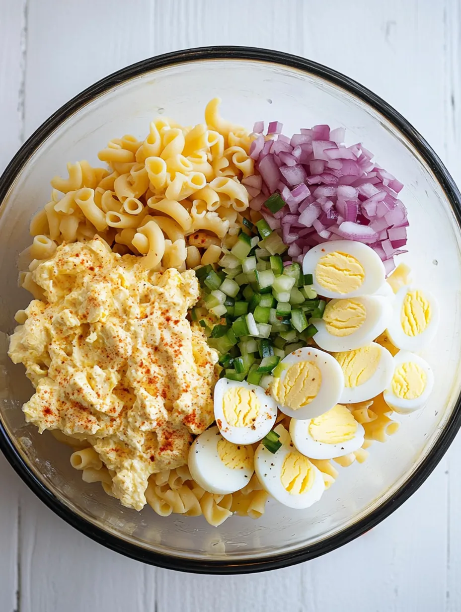 Deviled Egg Pasta Salad Recipe