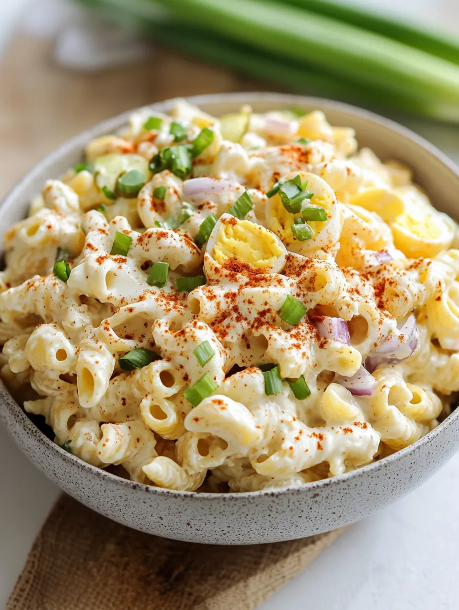 Delicious Deviled Egg Pasta Salad Recipe