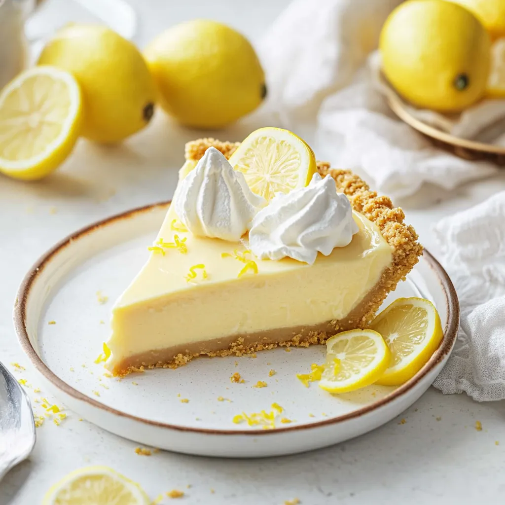 Condensed Milk Lemon Pie