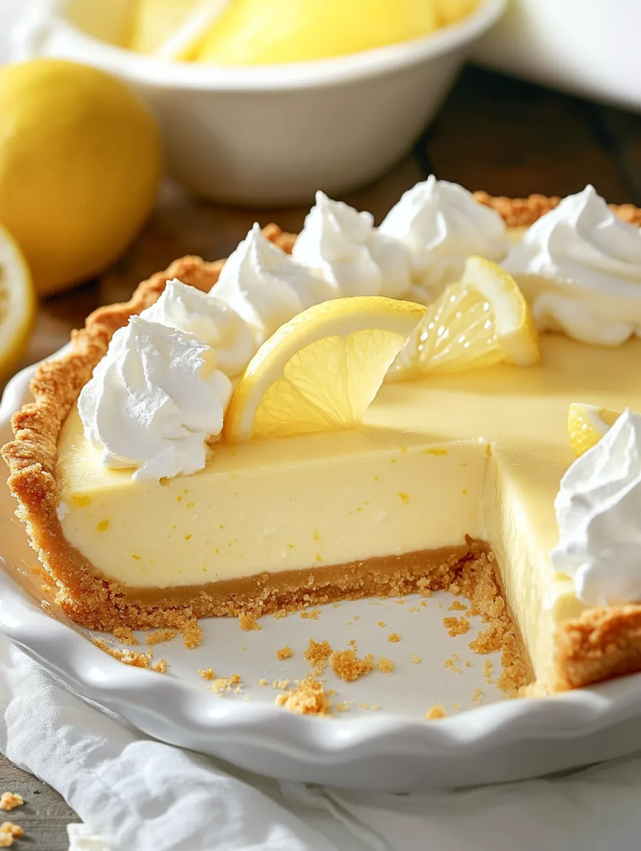 Easy Condensed Milk Lemon Pie Recipe