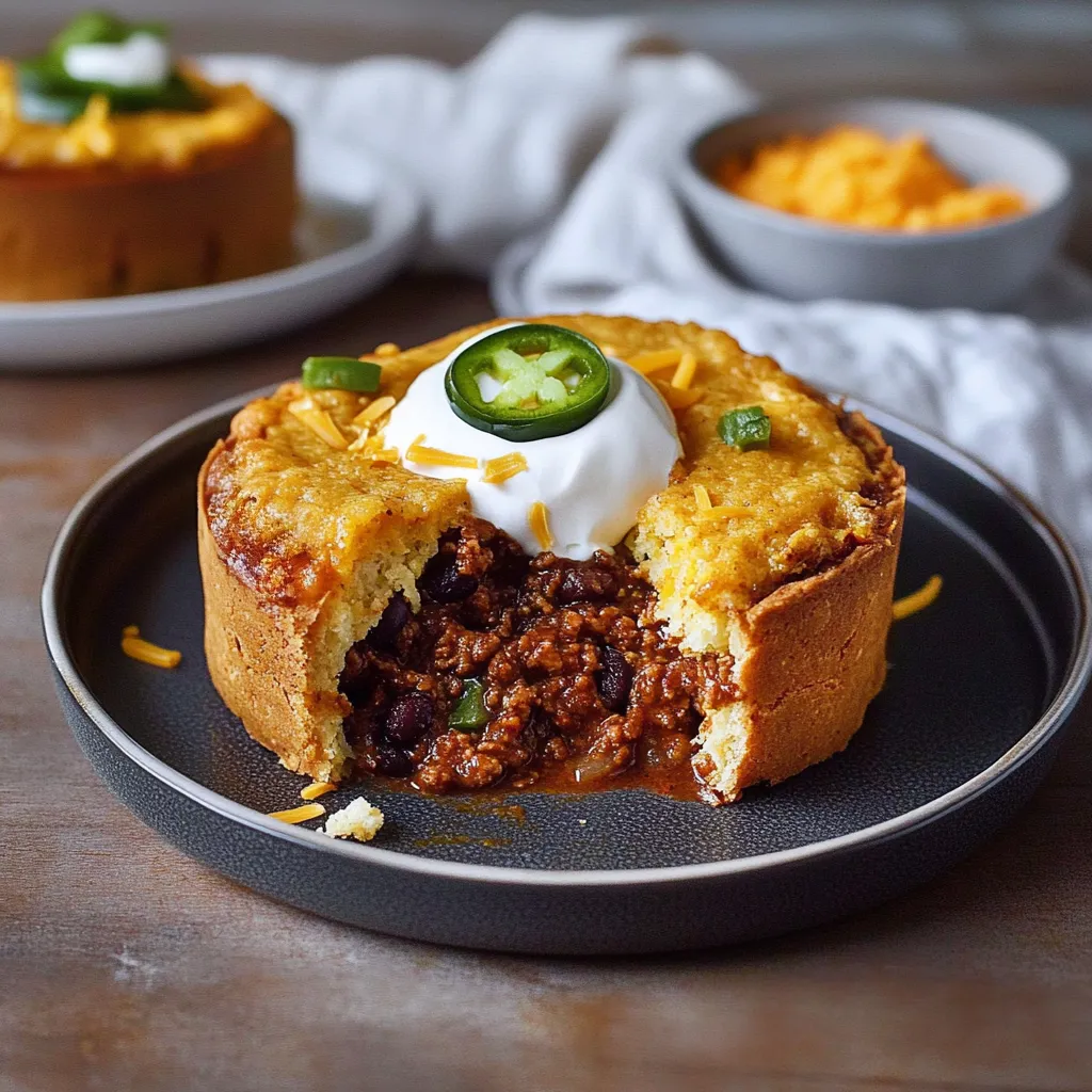 Cornbread Chili Pie