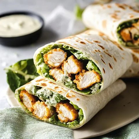 Chicken Caesar Wraps