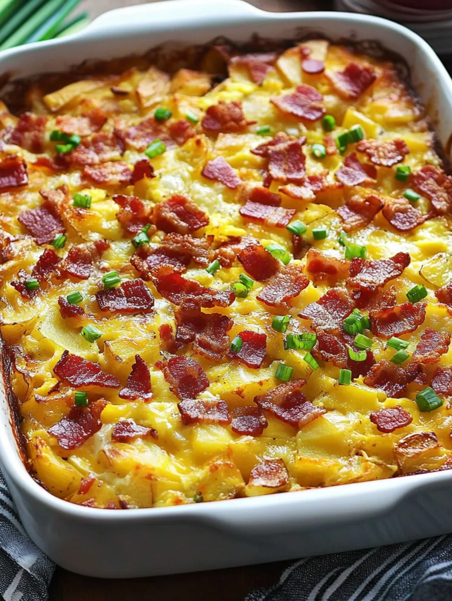 Delicious Bacon, Potato, and Egg Casserole Recipe