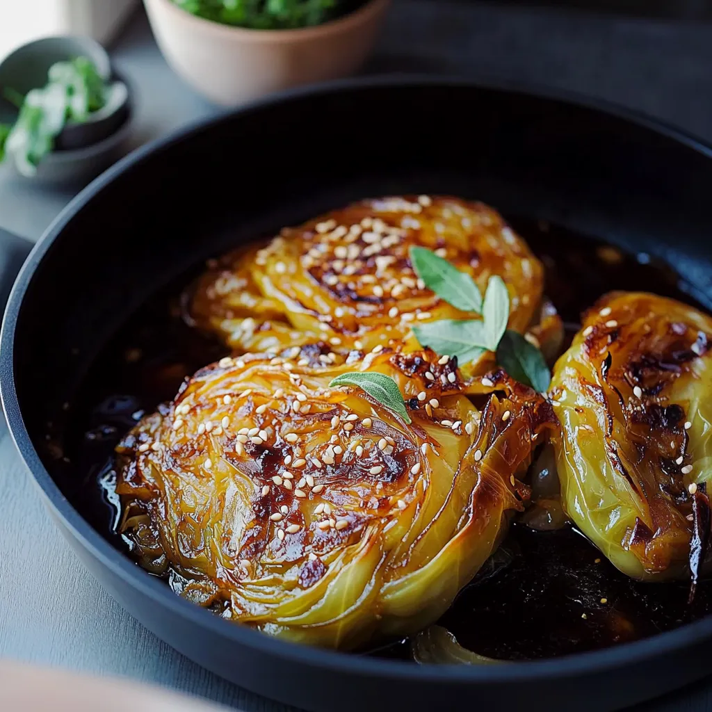 Sesame Braised Cabbage