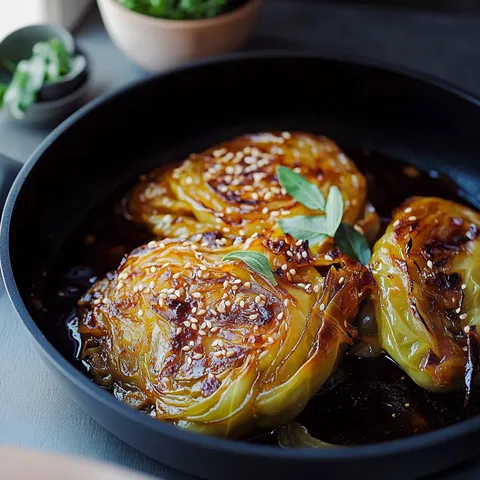Sesame Braised Cabbage