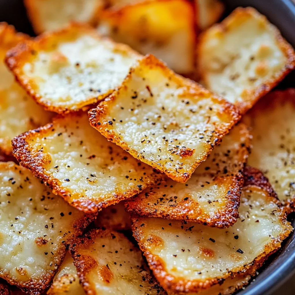 Crunchy Cottage Cheese Chips Recipe