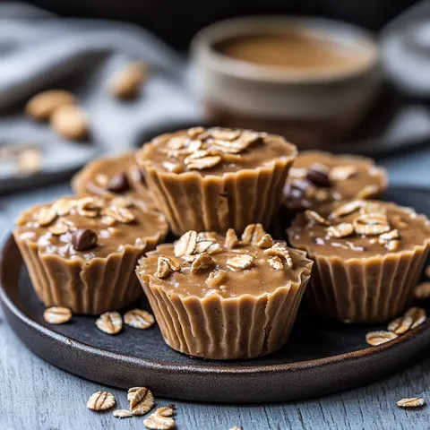 No-Bake Peanut Butter Oat Cups