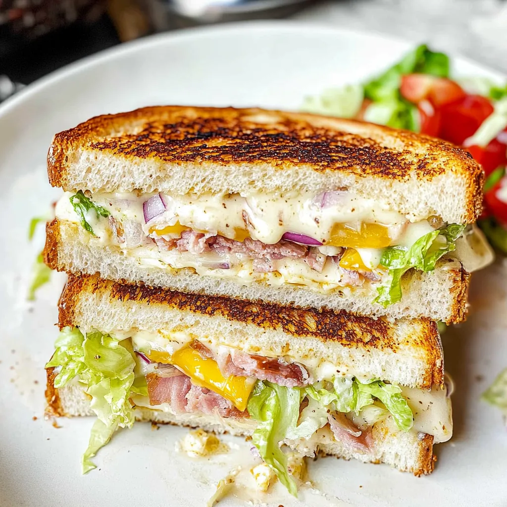 Grinder Grilled Cheese Sandwich
