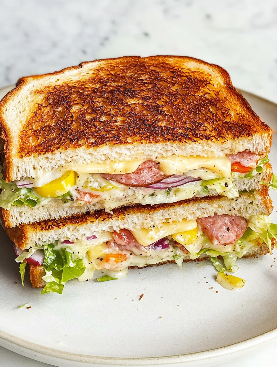 Best Grinder Grilled Cheese Sandwich Recipe