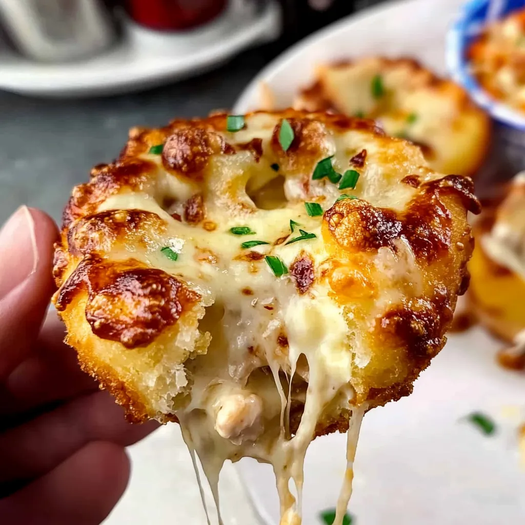 Chicken Alfredo Pizza Puffs