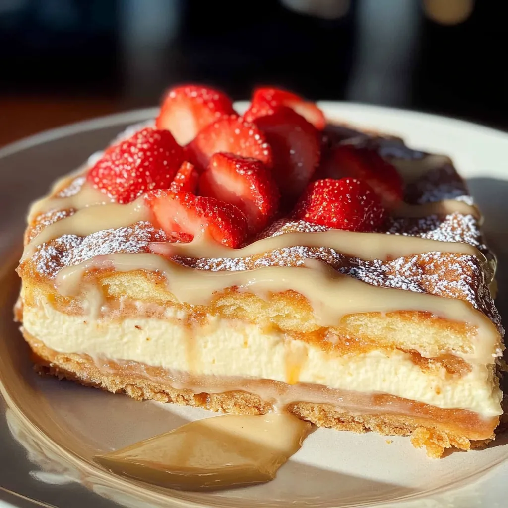 Crescent Roll Churro Cheesecake