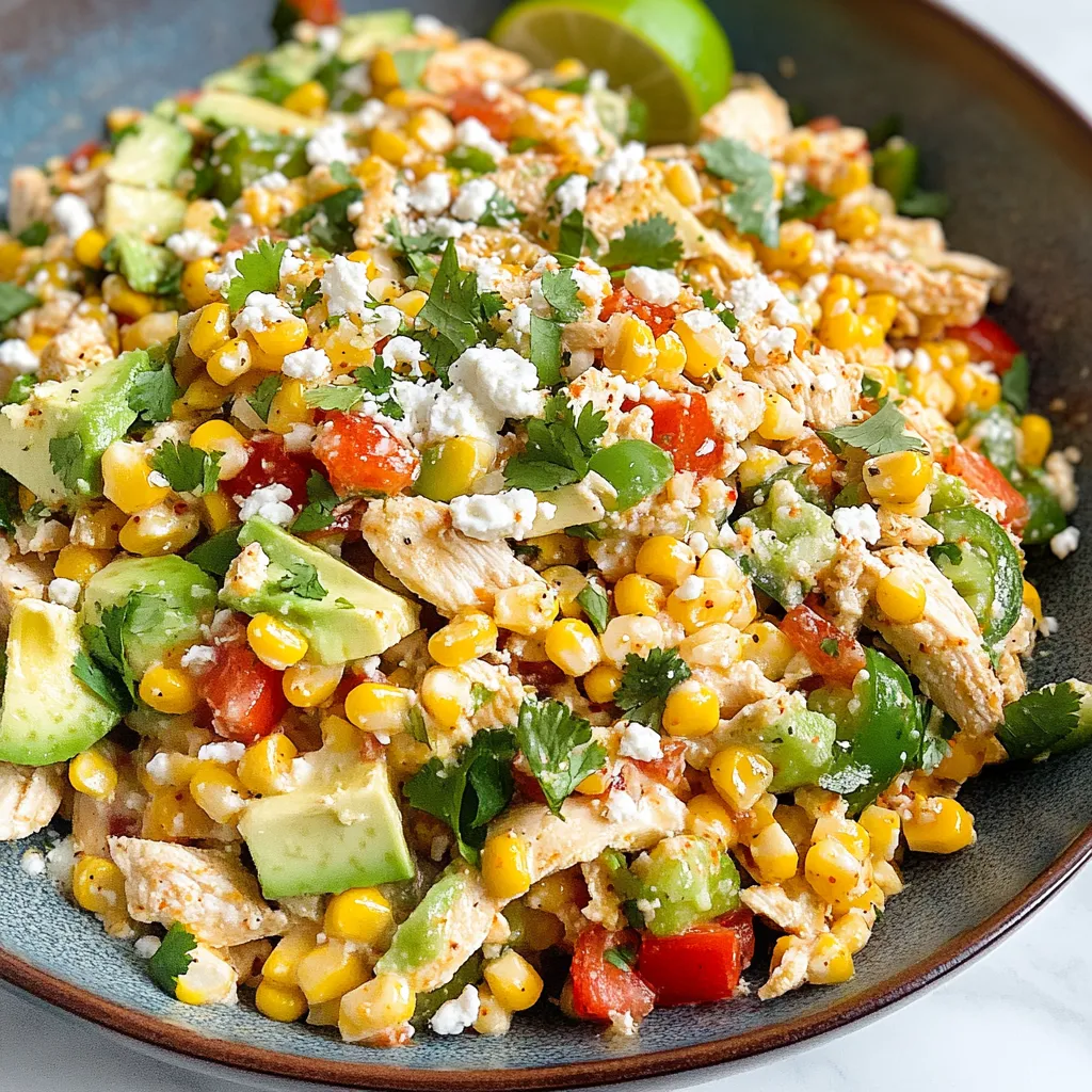Street Corn Chicken Salad