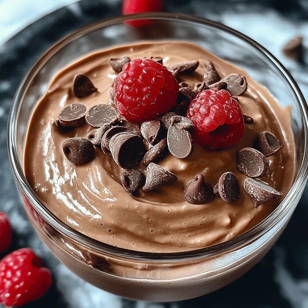Chocolate Cottage Cheese Mousse
