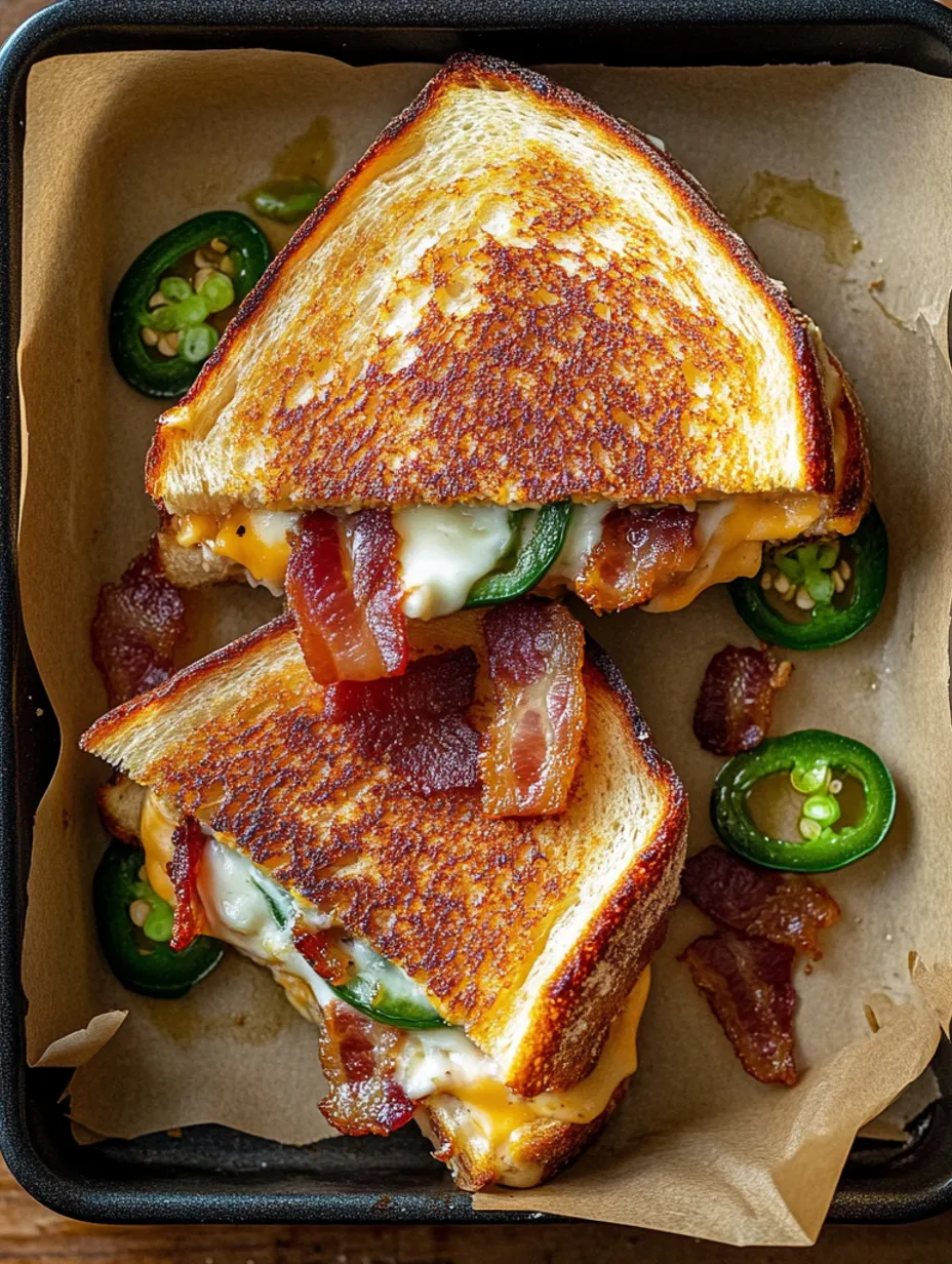 Roasted Jalapeno Popper Grilled Cheese Recipe