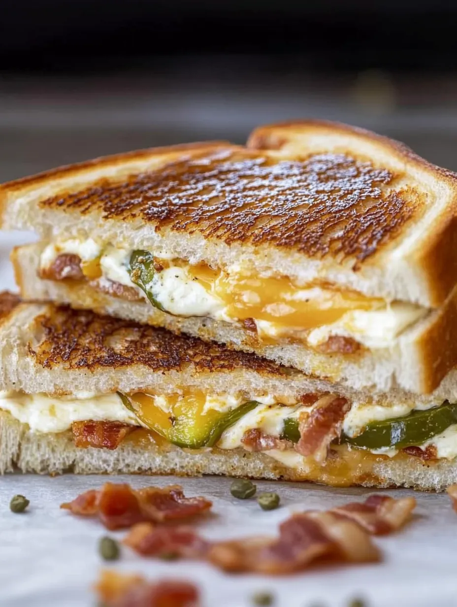 Spicy Roasted Jalapeno Popper Grilled Cheese Recipe