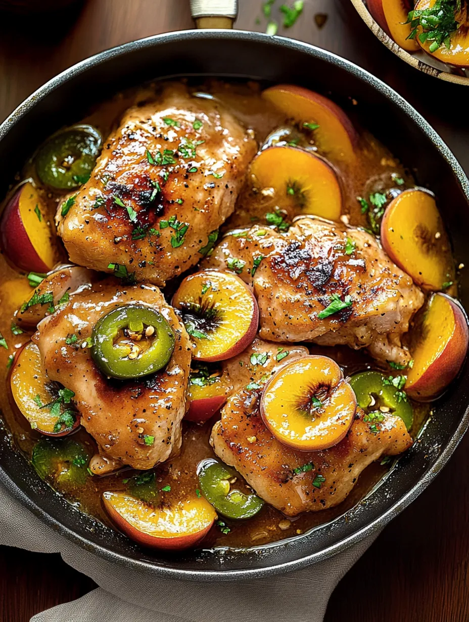 Jalapeño Peach Chicken Recipe