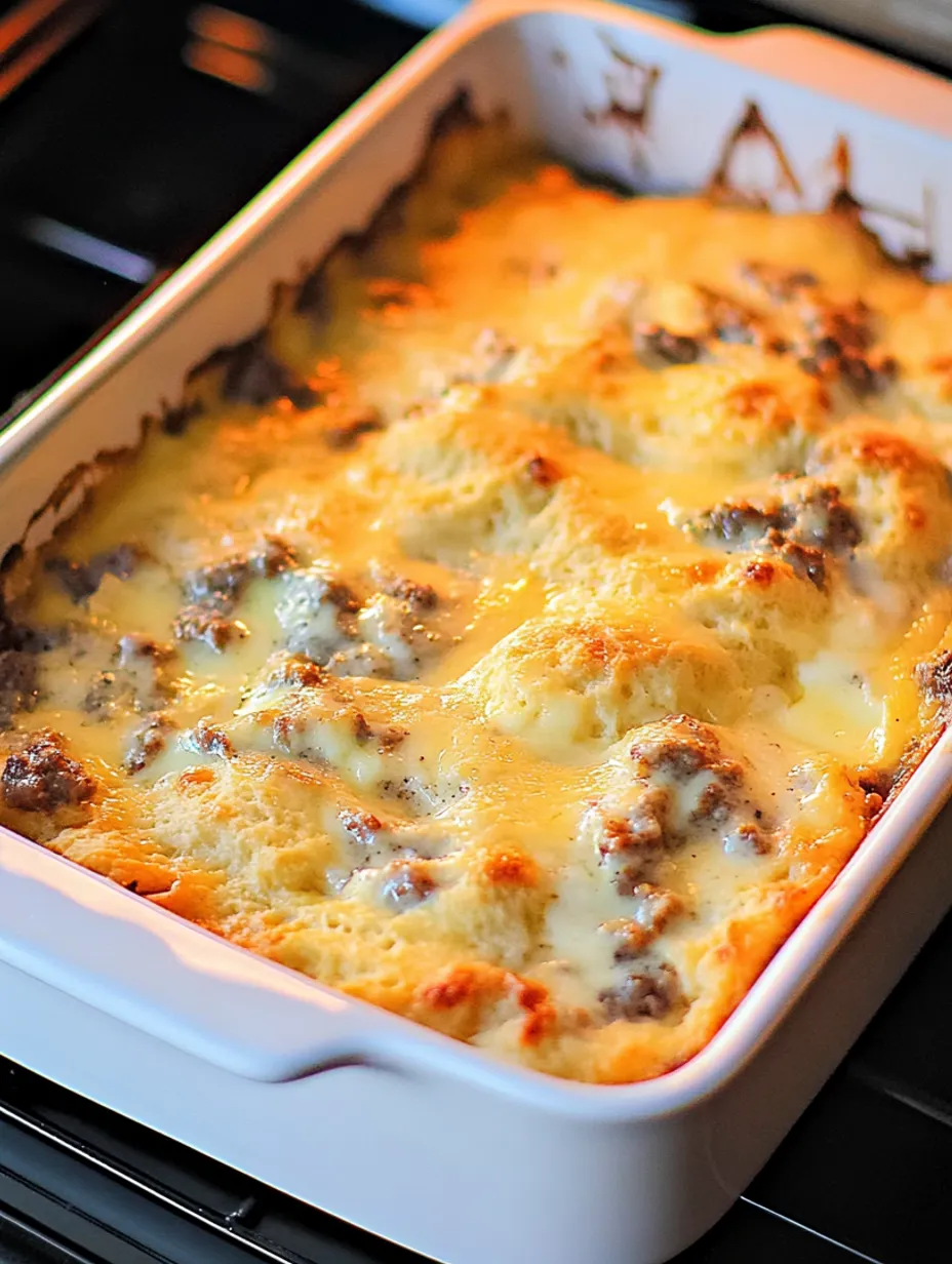 Biscuits and Gravy Casserole