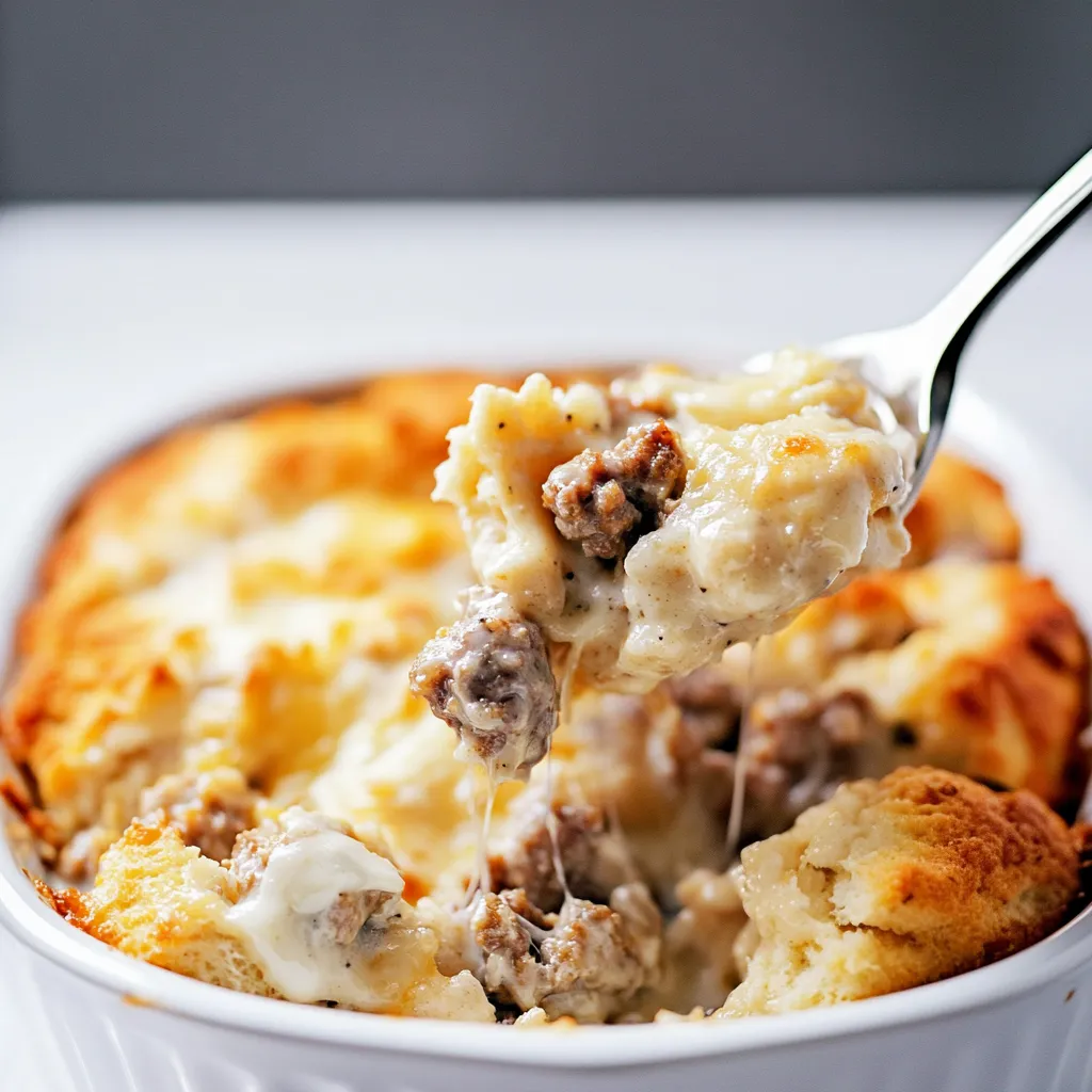 Biscuits and Gravy Casserole Recipe