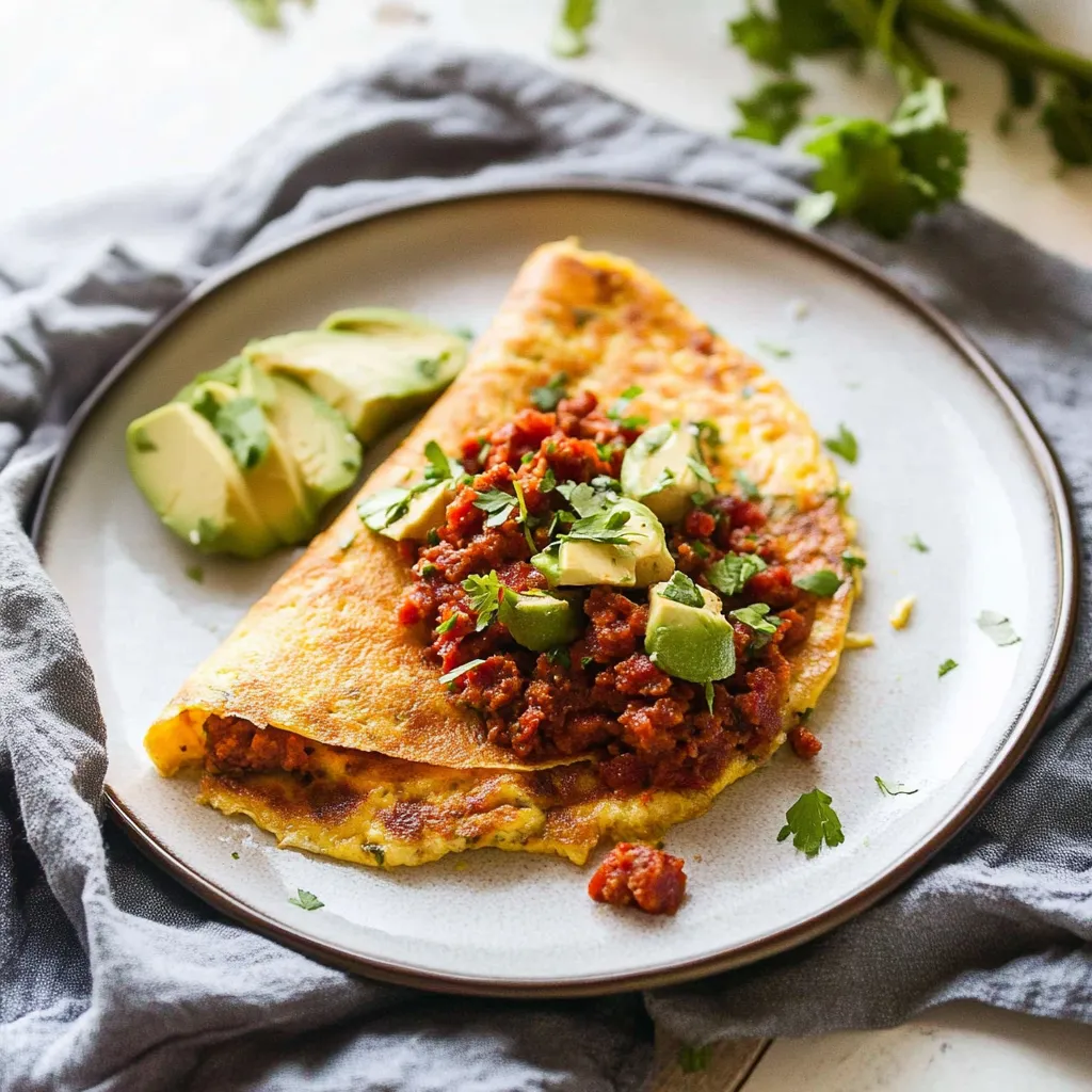 Whole30 & Keto Chorizo Omelette