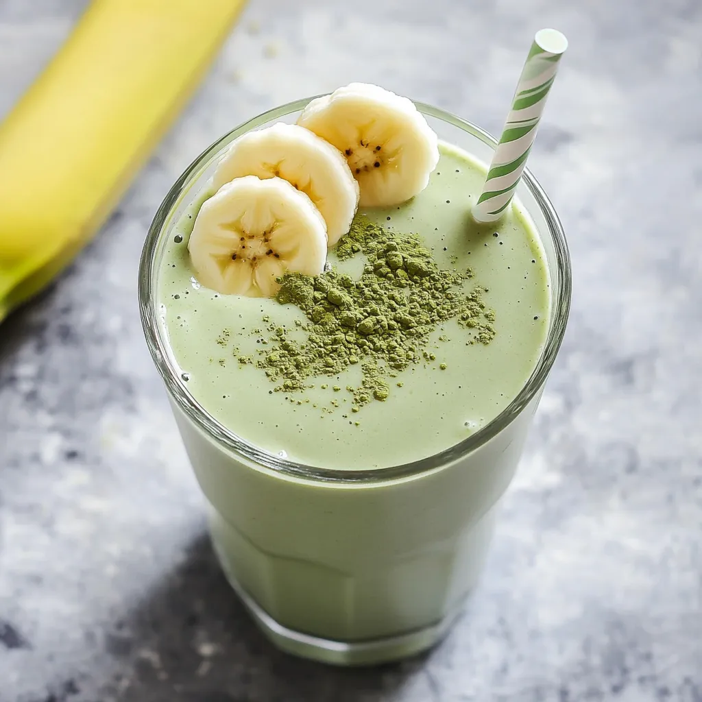 Banana Matcha Smoothie