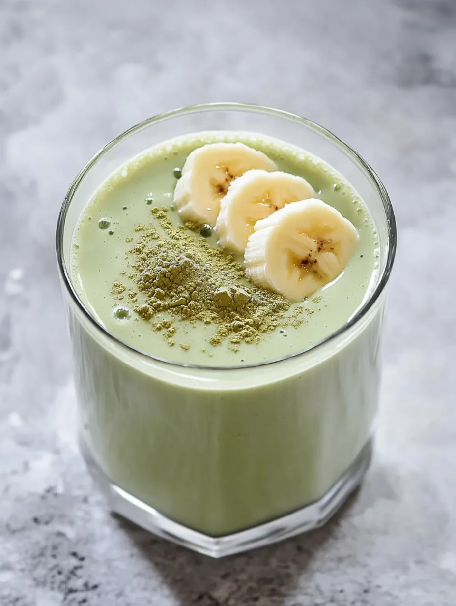 Banana Matcha Smoothie Recipe