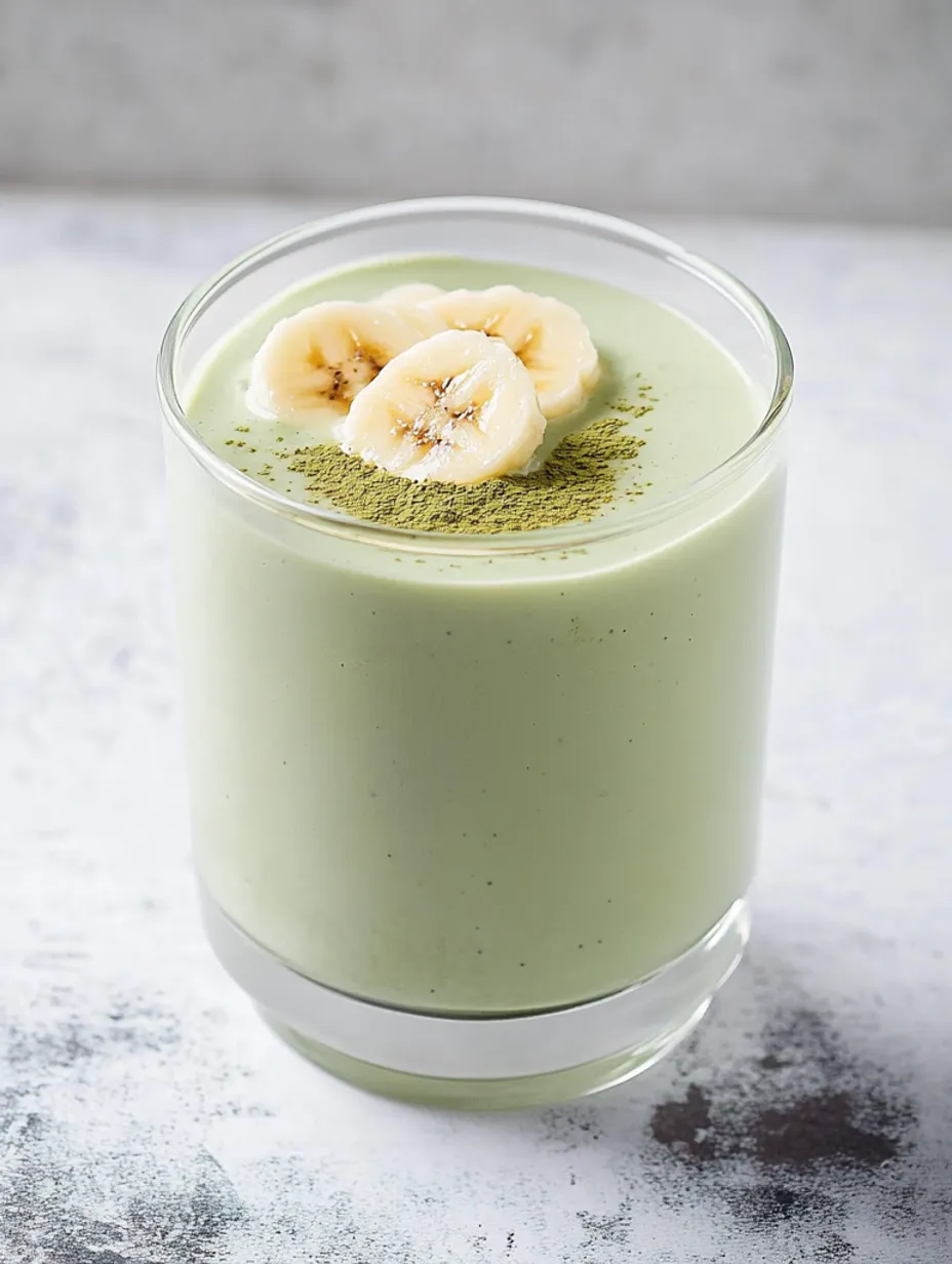 Delicious Banana Matcha Smoothie Recipe