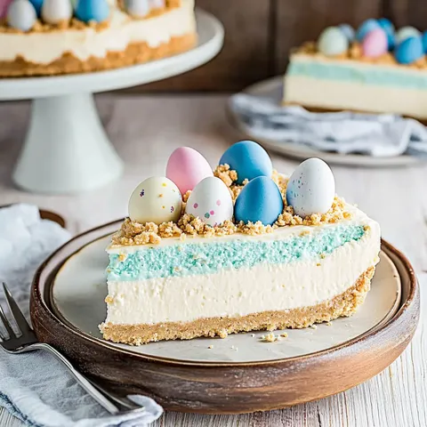 Easter Egg Cheesecake