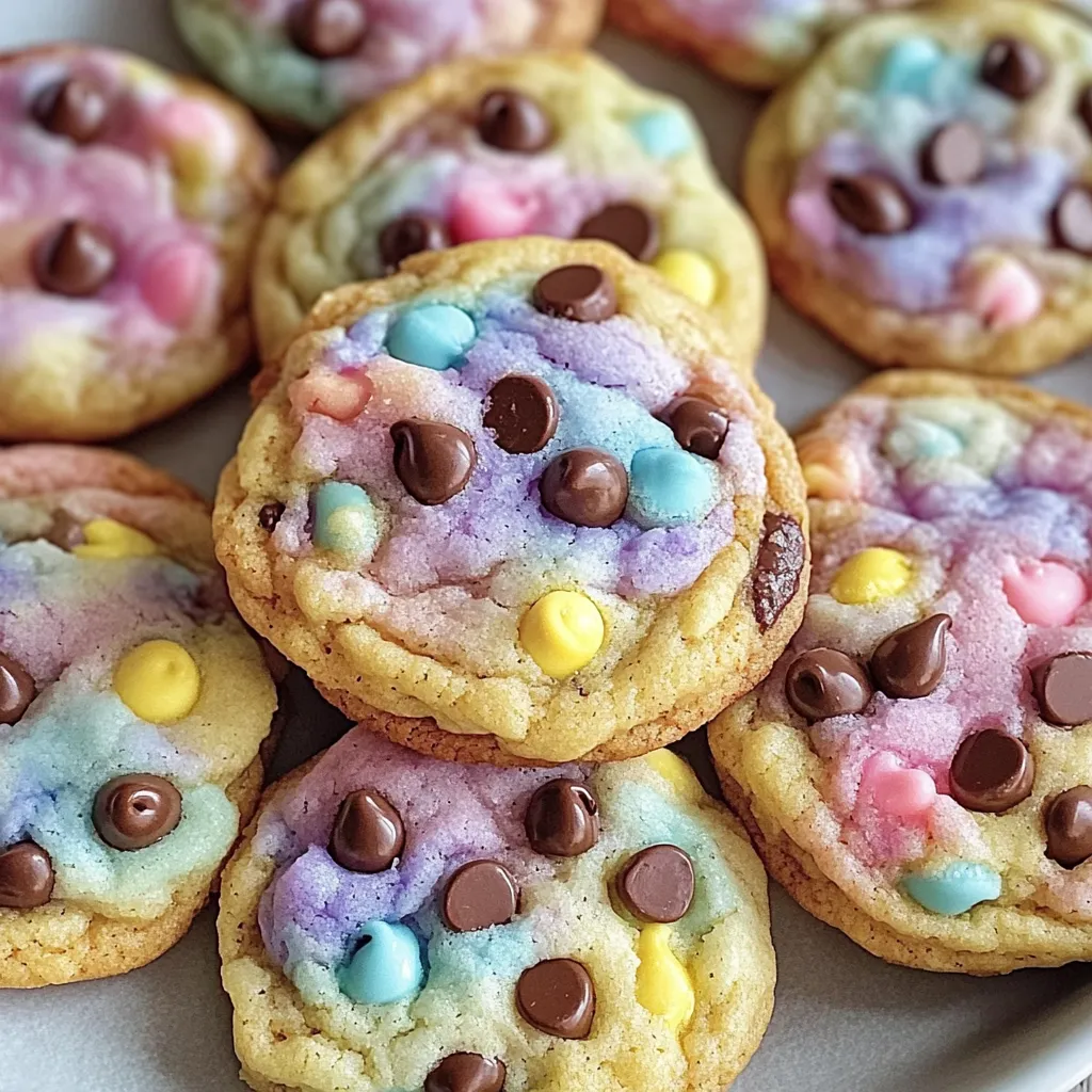 Easter Chocolate Chip Cookies