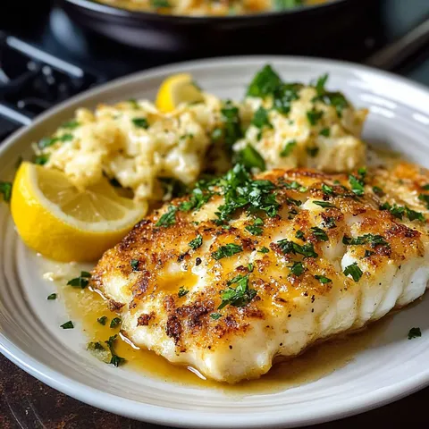 Baked Cod with Lemon and Garlic