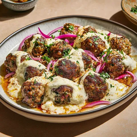 Delicious Turkish Meatballs in Yogurt Sauce Recipe