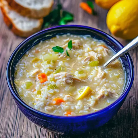 Easy Avgolemono: Greek Lemon Chicken Soup Recipe