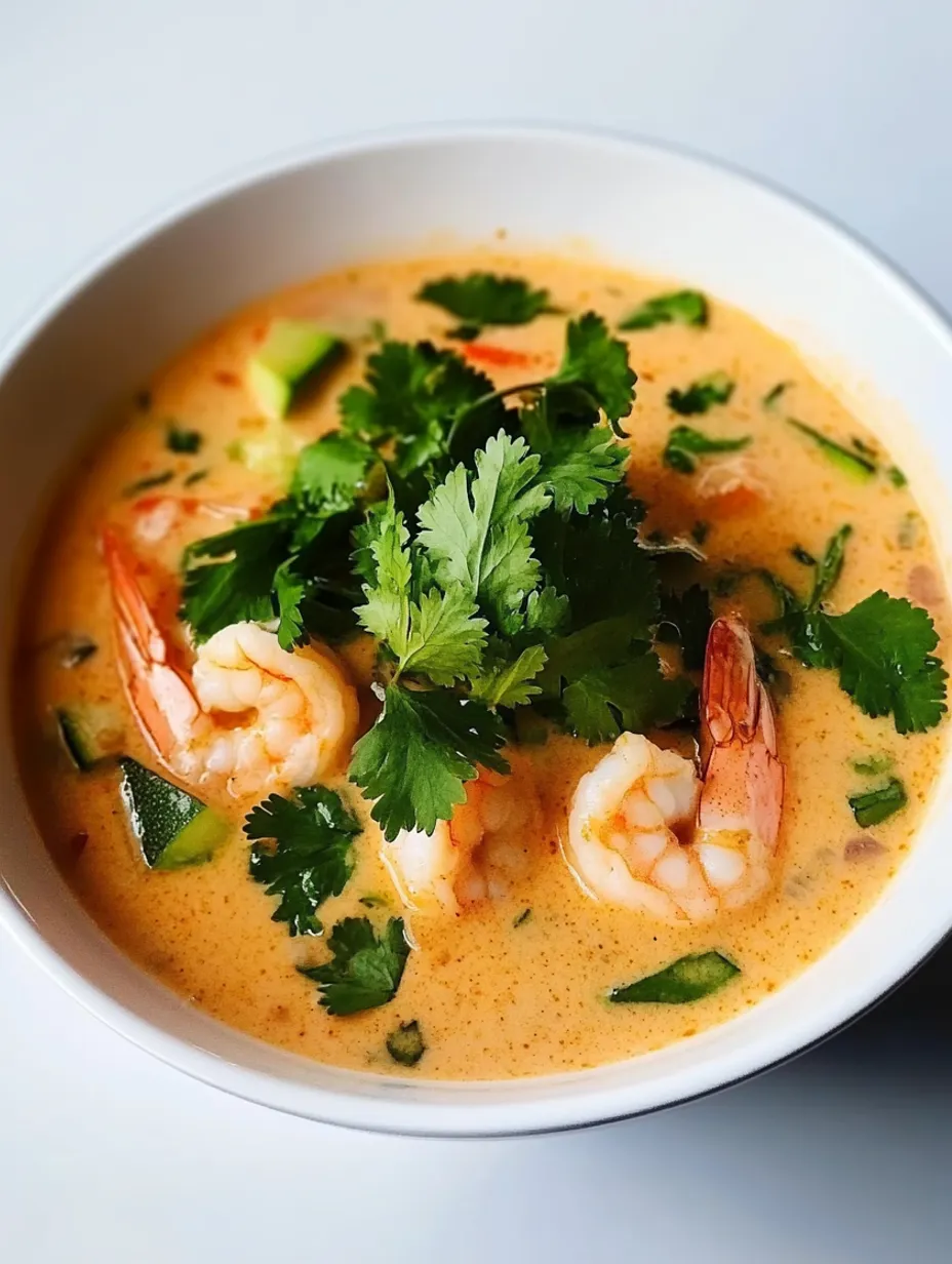 Easy Coconut Curry Shrimp Soup Recipe