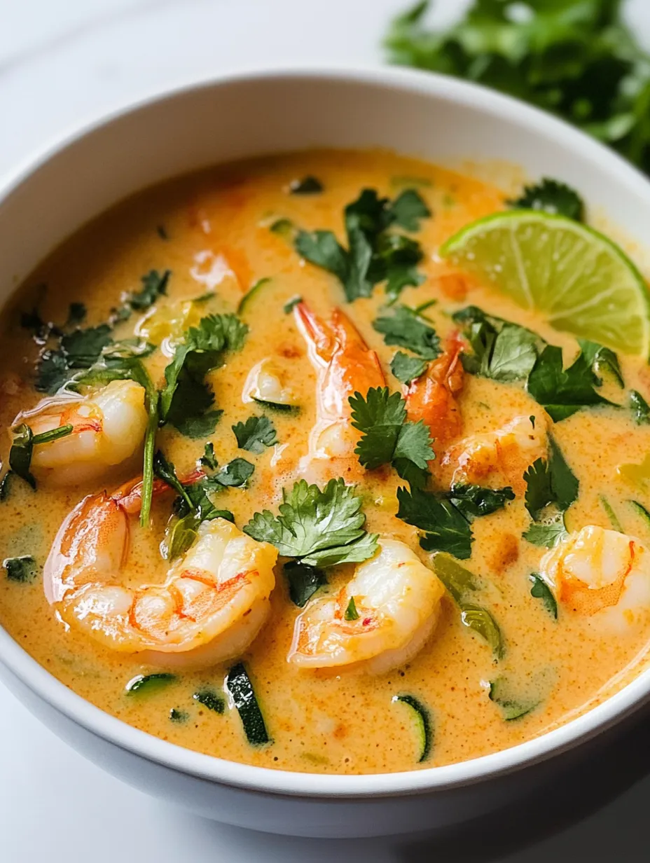 Coconut Curry Shrimp Soup