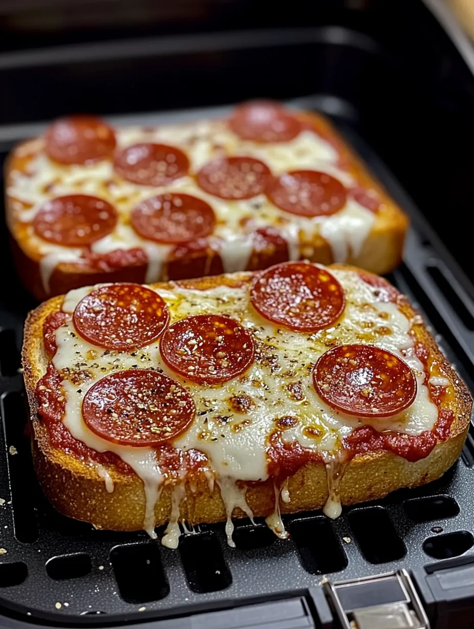 Air Fryer Pizza Toast Recipe