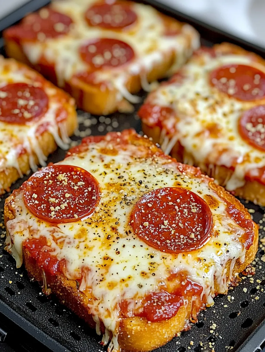 Crispy Air Fryer Pizza Toast