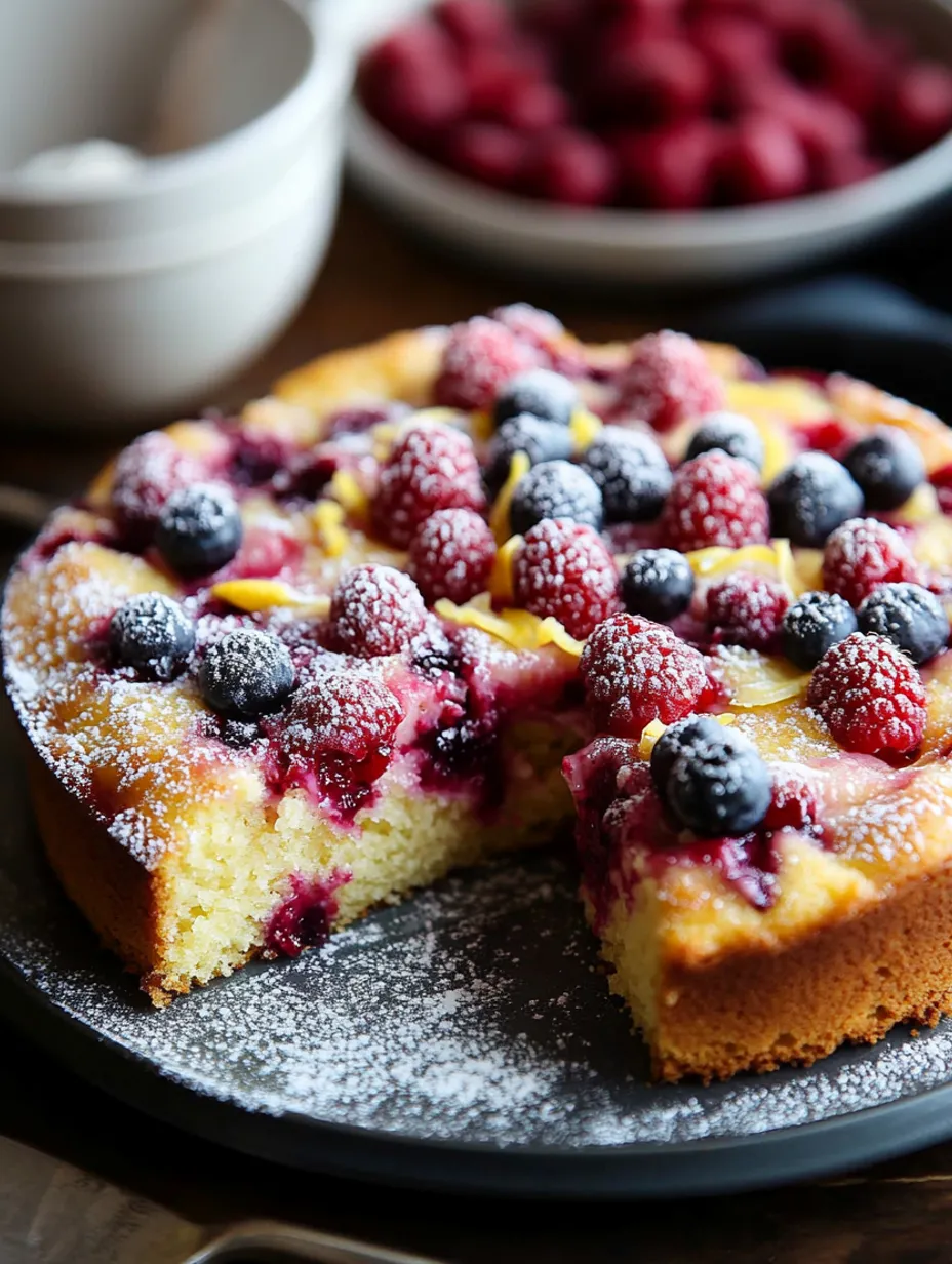 Raspberry Lemon Cake