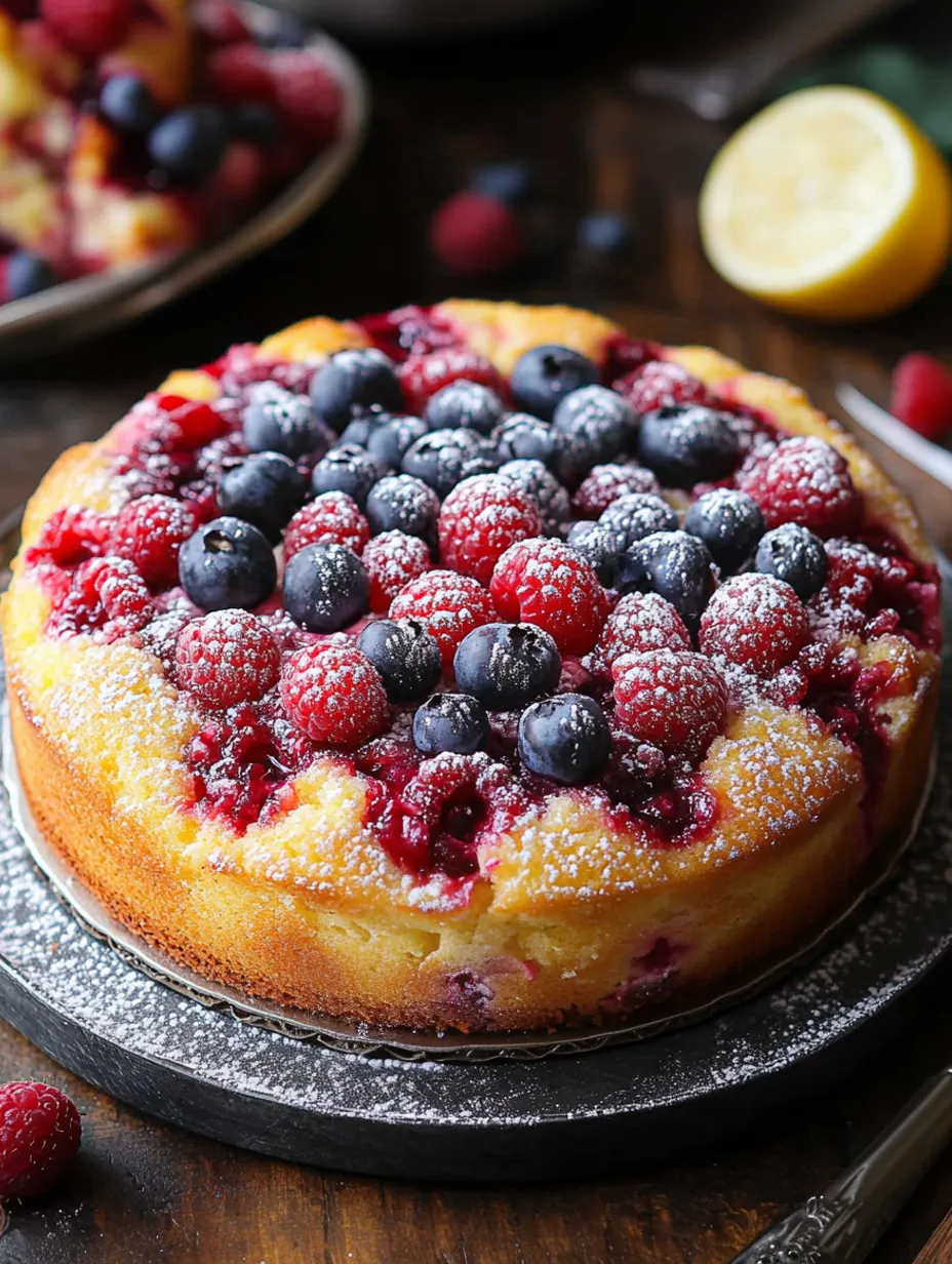 Raspberry Lemon Cake Recipe