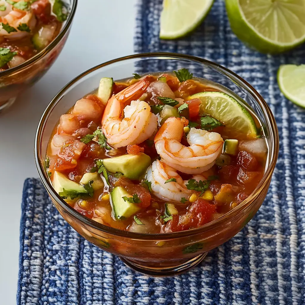 Authentic Mexican Shrimp Cocktail
