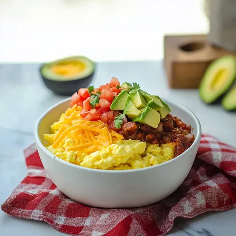 Loaded Breakfast Burrito Bowl