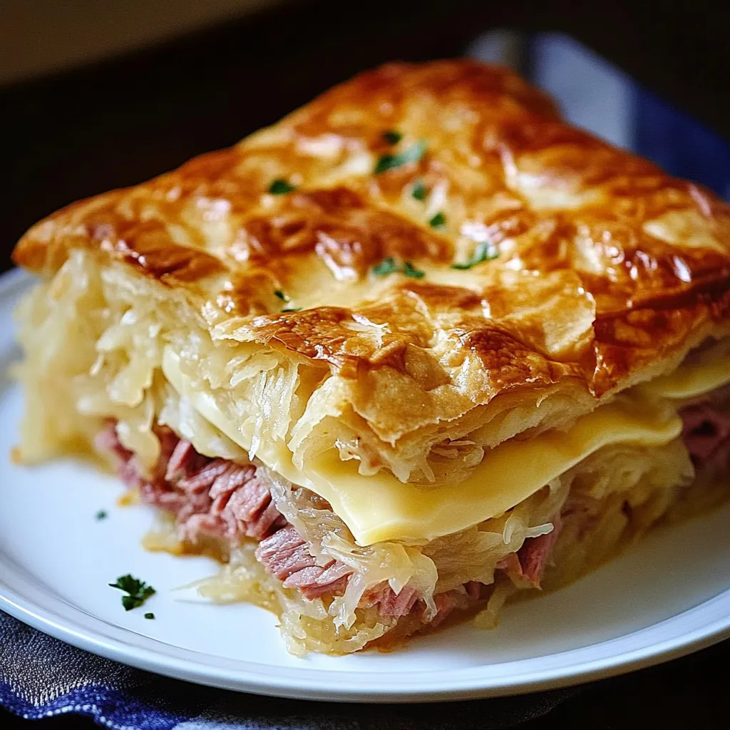 Easy Reuben Crescent Bake Recipe - Sandwich in Casserole Form - Cooking ...