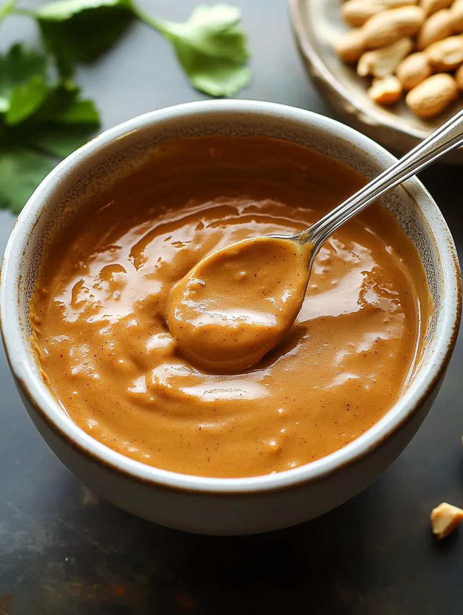 The Best Peanut Sauce Recipe