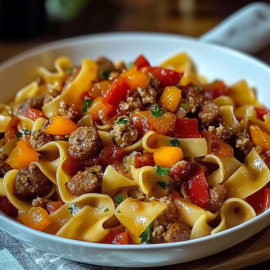 Italian Drunken Noodles Recipe