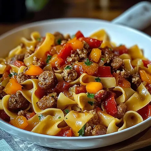 Italian Drunken Noodles Recipe