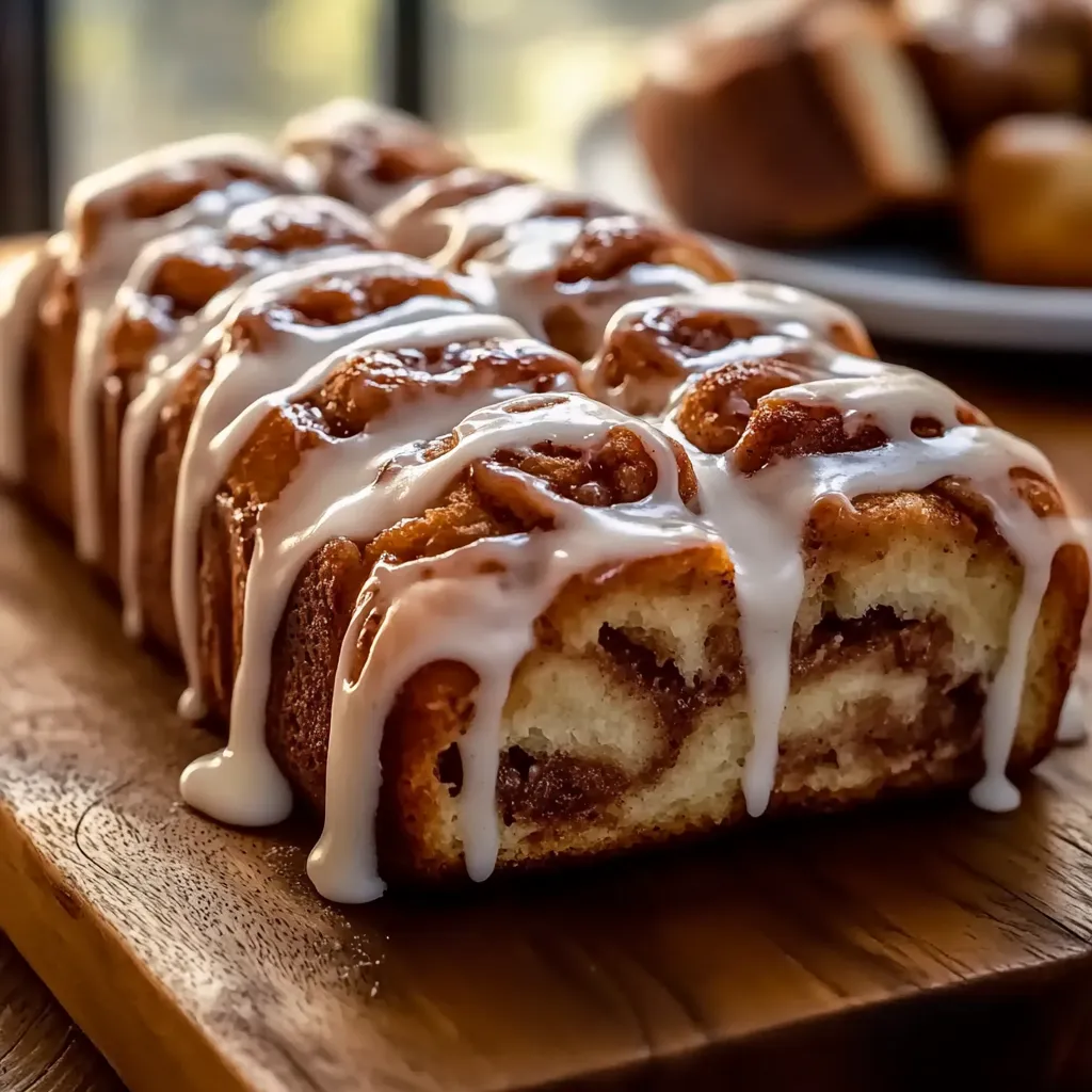 Dollywood Cinnamon Bread with Vanilla Icing