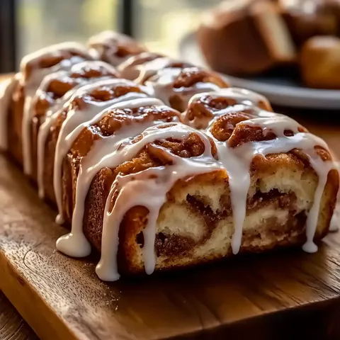 Dollywood Cinnamon Bread with Vanilla Icing