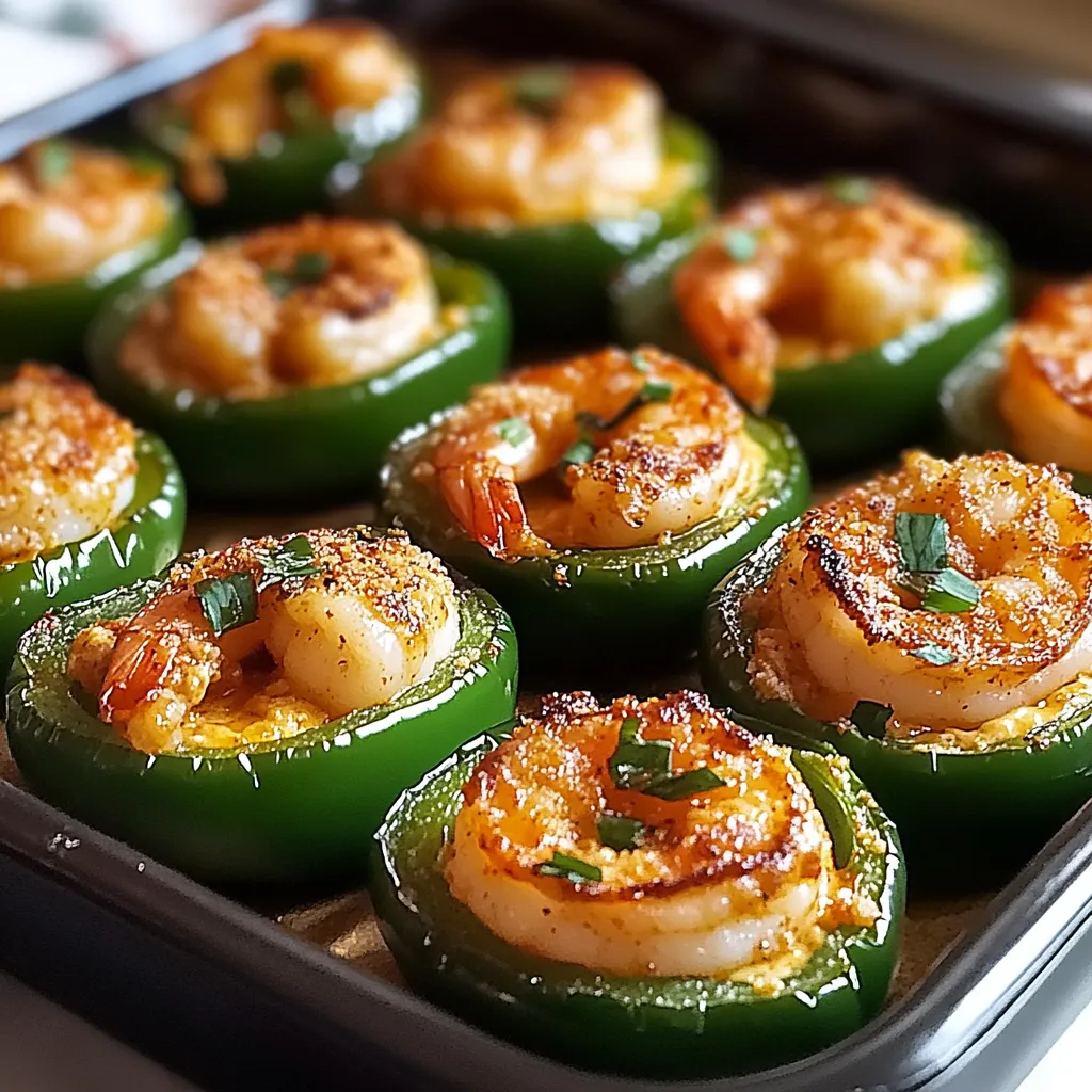 Fiery Cajun Shrimp Stuffed Jalapeños