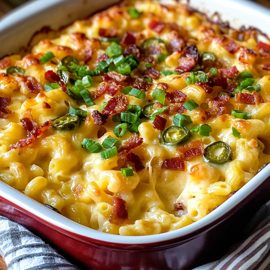 Jalapeno Popper Mac and Cheese